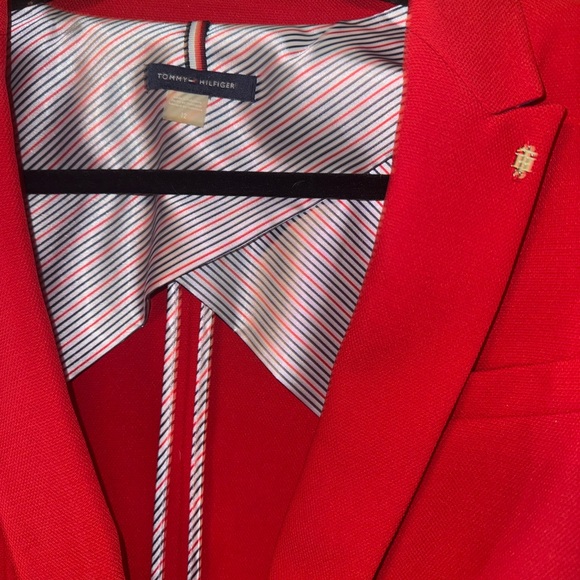 Tommy Hilfiger Bold Red Blazer - Picture 2 of 6